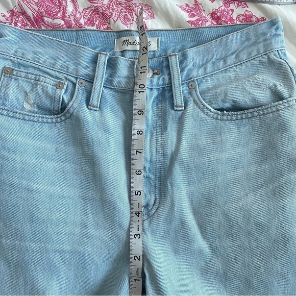 Madewell Classic Straight Full-Length Jeans in Fitzgerald Wash - Picture 10 of 11